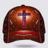 Christian Baseball Cap, Jesus Saved My Life Cross Classic Hat All Over Print, Mens Baseball Cap, Women’s Baseball Cap