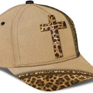 Christian Baseball Cap, Leopard Faith Jesus Cross&hellip;