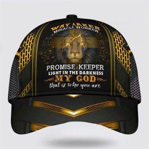 Christian Baseball Cap, Lion Cross Way Maker,&hellip;