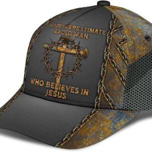 Christian Baseball Cap, Never Underestimate Who Believes&hellip;