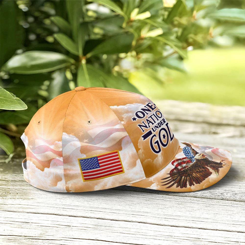 Christian Baseball Cap, One Nation Under God Baseball Cap For Jesus Lovers Drawing Vector Style Yellow, Mens Baseball Cap, Women’s Baseball Cap Christian Baseball Cap, One Nation Under God Baseball Cap For Jesus Lovers Drawing Vector Style Yellow, Mens Baseball Cap, Women’s Baseball Cap