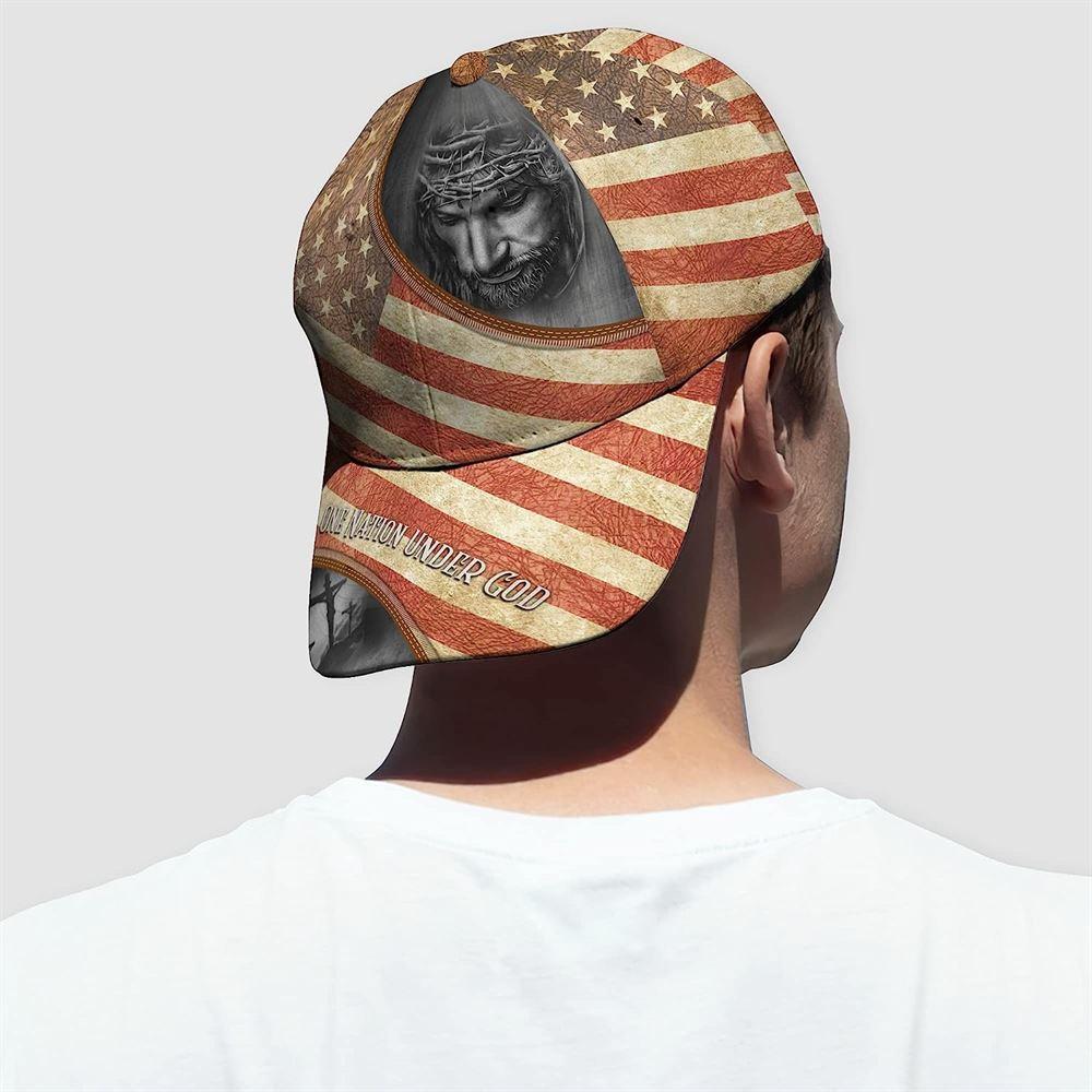Christian Baseball Cap, One Nation Under God Vintage Usa Flag And God And Cross All Over Print Baseball Cap, Mens Baseball Cap, Women’s Baseball Cap Christian Baseball Cap, One Nation Under God Vintage Usa Flag And God And Cross All Over Print Baseball Cap, Mens Baseball Cap, Women’s Baseball Cap