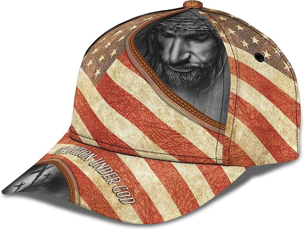 Christian Baseball Cap, One Nation Under God Vintage Usa Flag And God And Cross All Over Print Baseball Cap, Mens Baseball Cap, Women’s Baseball Cap Christian Baseball Cap, One Nation Under God Vintage Usa Flag And God And Cross All Over Print Baseball Cap, Mens Baseball Cap, Women’s Baseball Cap