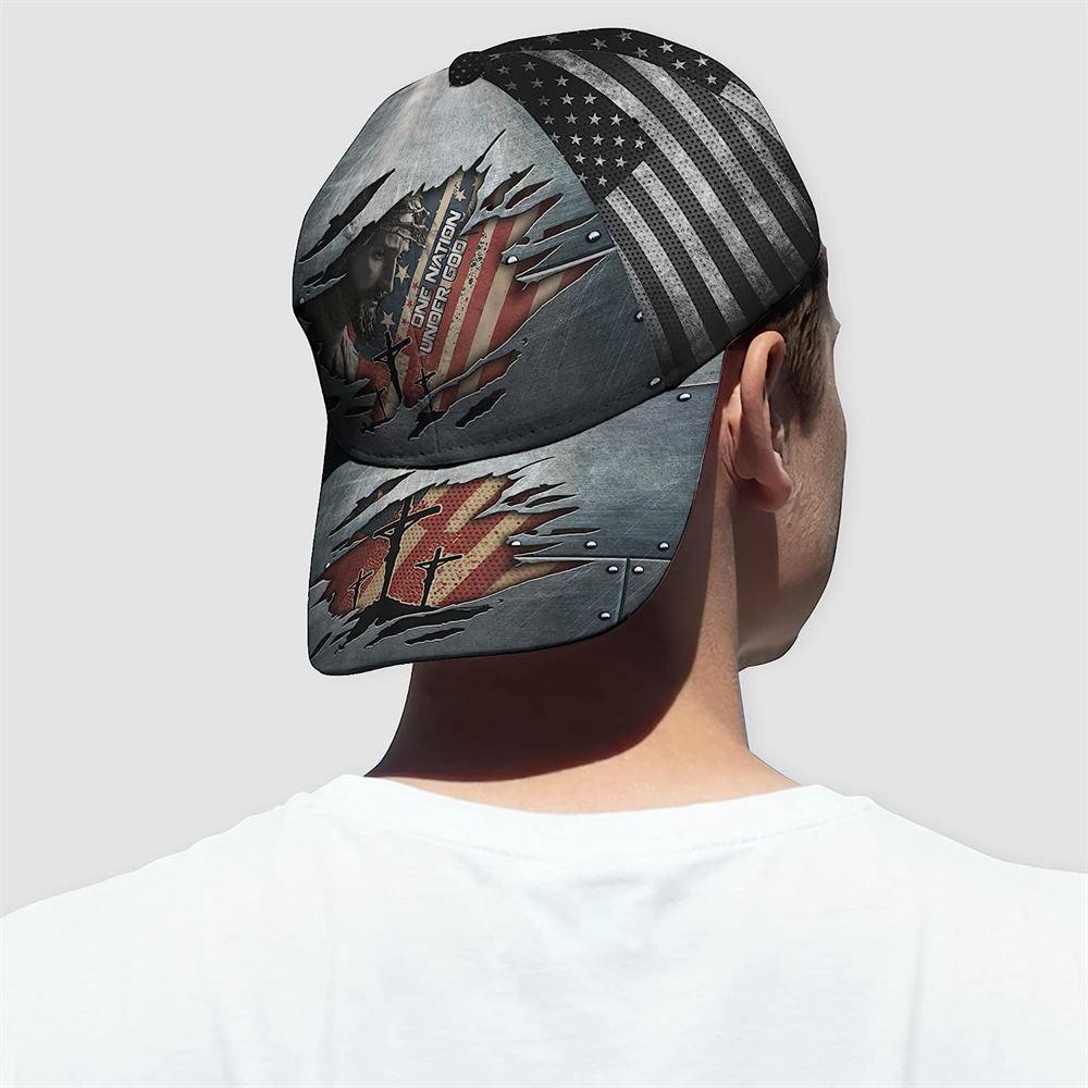 Christian Baseball Cap, One Nation Under God With American Flag All Over Print Baseball Cap, Mens Baseball Cap, Women’s Baseball Cap Christian Baseball Cap, One Nation Under God With American Flag All Over Print Baseball Cap, Mens Baseball Cap, Women’s Baseball Cap