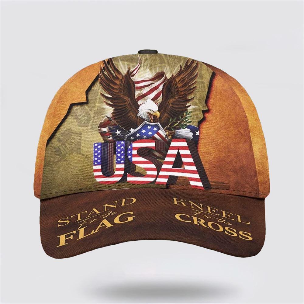 Christian Baseball Cap, Stand For Flag Kneel For Cross Classic Hat All Over Print, Mens Baseball Cap, Women’s Baseball Cap Christian Baseball Cap, Stand For Flag Kneel For Cross Classic Hat All Over Print, Mens Baseball Cap, Women’s Baseball Cap