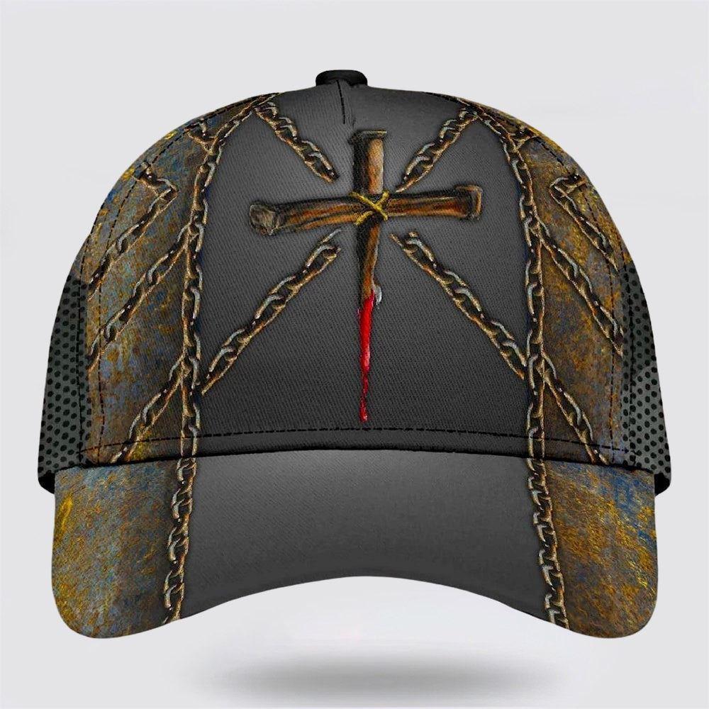 Christian Baseball Cap, The Nail Cross Classic Hat All Over Print, Mens Baseball Cap, Women’s Baseball Cap Christian Baseball Cap, The Nail Cross Classic Hat All Over Print, Mens Baseball Cap, Women’s Baseball Cap
