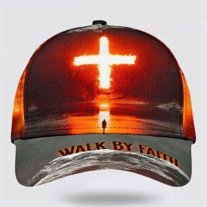Christian Baseball Cap, Walk By Faith Cross&hellip;