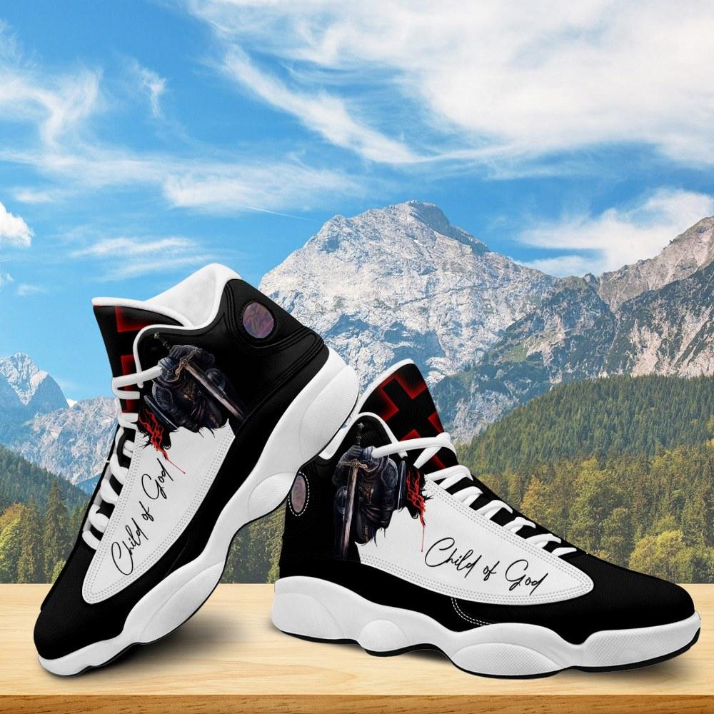 Christian Basketball Shoes, A Child Of God Jesus Basketball Shoes, Jesus Shoes, Christian Fashion Shoes