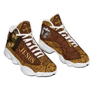 Christian Basketball Shoes, Jesus Portrait Art Basketball&hellip;