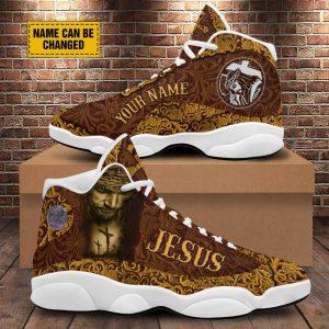 Christian Basketball Shoes, Jesus Portrait Art Basketball&hellip;