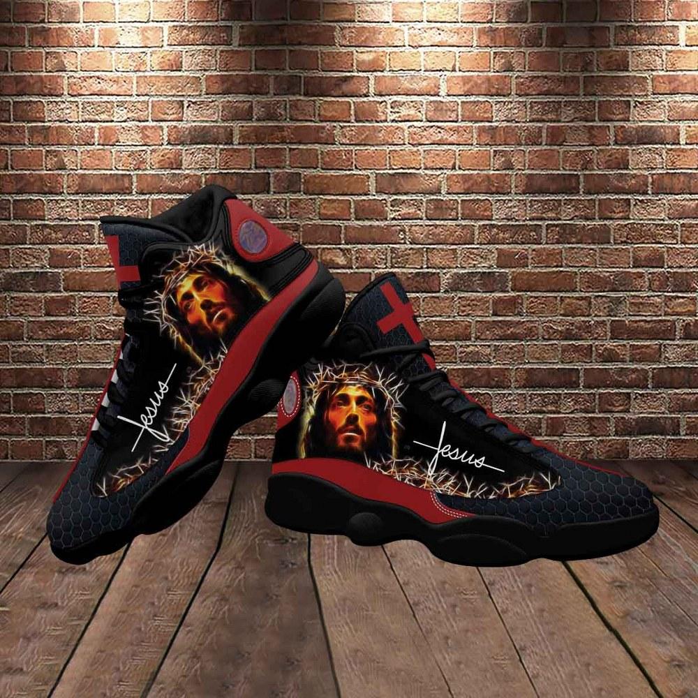 Christian Basketball Shoes, Jesus Walk By Faith, Jesus Drawing Art Basketball Shoes, Jesus Shoes, Christian Fashion Shoes