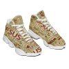 Christian Basketball Shoes, Walk By Faith Boho Design Flower Style Basketball Shoes, Jesus Shoes, Christian Fashion Shoes