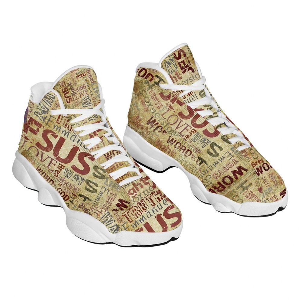 Christian Basketball Shoes, Religious God’s Word Jesus Basketball Shoes, Jesus Shoes, Christian Fashion Shoes