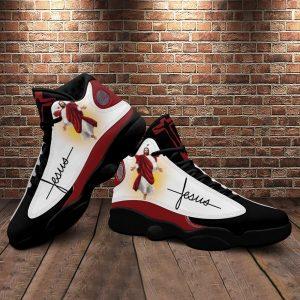 Christian Basketball Shoes Walk By Faith Jesus And Lion Art Basketball Shoes Jesus Shoes Christian Fashion Shoes 3 fk53rs.jpg