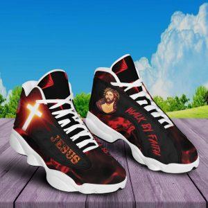 Christian Basketball Shoes, Walk By Faith Jesus&hellip;