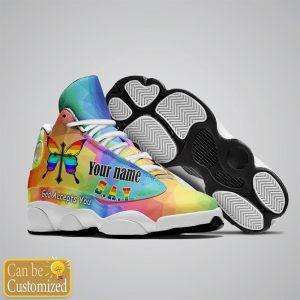 Christian Shoes, God Accept You Lgbt Jesus Custom Name Jd13 Shoes, Jesus Christ Shoes, Jesus Jd13 Shoes