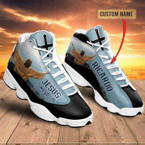 Christian Shoes, Jesus Is My Vaccine Custom Name Jd13 Shoes, Jesus Christ Shoes, Jesus Jd13 Shoes