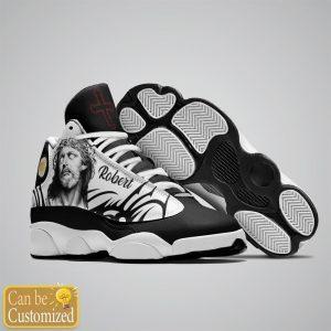Christian Shoes Jesus Pattern Custom Name Jd13 Shoes Black And White Jesus Christ Shoes Jesus Jd13 Shoes 4 kjakdt.jpg