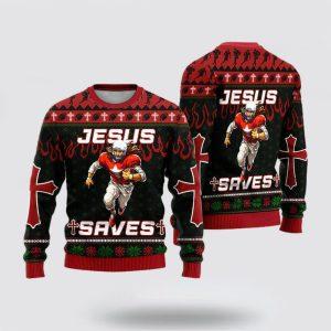 Christian Sweater, Cool Jesus American Football Team&hellip;