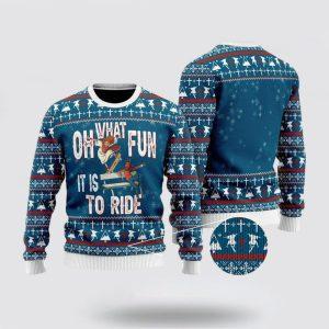 Christian Sweater, Funny Jesus Ride Skateboarding With&hellip;