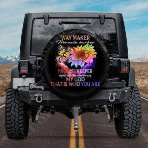 Christian Tire Cover, Way Maker Miracle Worker&hellip;