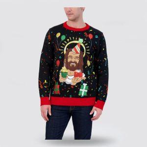 Christian Ugly Christmas Sweater Birthday Jesus Light Up Ugly Christmas Sweater Religious Christmas Sweaters 2 ty5wz5.jpg