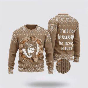 Christian Ugly Christmas Sweater, Christian Autumn Maple&hellip;