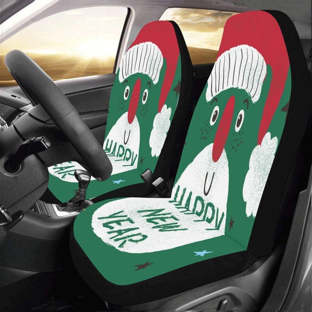 Christmas Car Seat Covers, Happy New Year Car Seat Covers