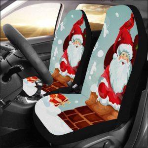 Christmas Car Seat Covers, Santa Claus Climbs&hellip;
