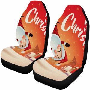 Christmas Car Seat Covers, Santa Claus Funny&hellip;