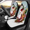Christmas Car Seat Covers, Santa Claus Reindeer Carrying Gifts Car Seat Covers
