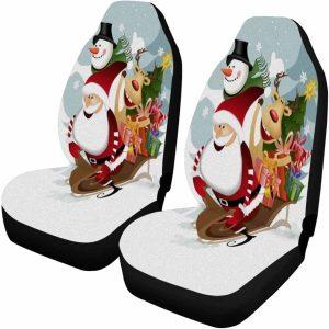 Christmas Car Seat Covers, Santa Claus Snowman&hellip;