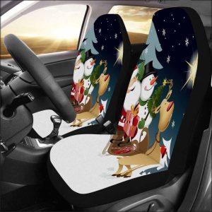 Christmas Car Seat Covers, Snowman Santa And&hellip;
