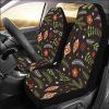 Christmas Car Seat Covers, Snowman Santa And Red Nosed Reindeer Car Seat Covers