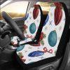 Christmas Car Seat Covers, Sparkling Onaments For The Tree Car Seat Covers