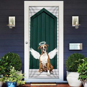 Christmas Door Cover, Angel Boxer Dog Door&hellip;