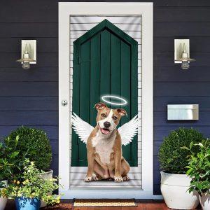 Christmas Door Cover, Angel Pit Bull Dog&hellip;