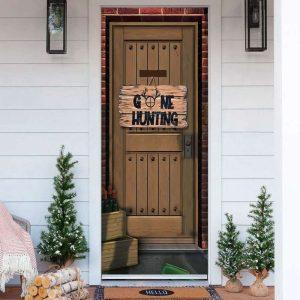 Christmas Door Cover, Assembling Aesthetic Hunting Printed Door Cover Christmas Day, Xmas Door Covers, Christmas Door Coverings