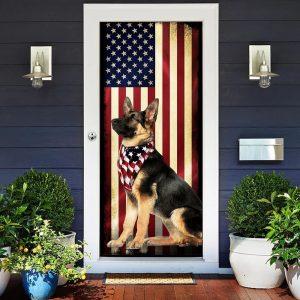 Christmas Door Cover, Beautiful German Shepherd Door&hellip;