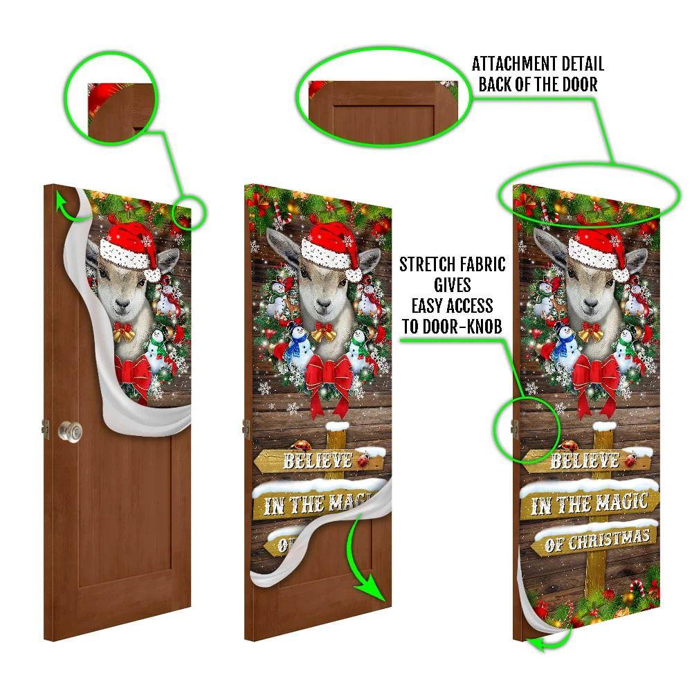 Christmas Door Cover, Believe In The Magic Of Christmas Door Cover