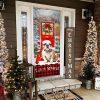 Christmas Door Cover, Bulldog In Sock Door Cover, Believe In The Magic Of Christmas Door Cover
