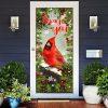 Christmas Door Cover, Cardinal Memory Sign I Am Always With You Door Cover, Xmas Door Covers, Christmas Door Coverings