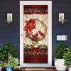 Christmas Door Cover, Cardinal Memory Sign I Am Always With You Door Cover, Xmas Door Covers, Christmas Door Coverings