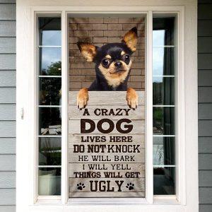 Christmas Door Cover, Chihuahua Dog Door Cover,&hellip;