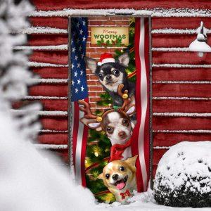 Christmas Door Cover Chihuahua Door Cover Merry Woofmas Housewarming Gifts 4 hpzv0j.jpg
