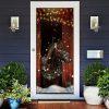 Christmas Door Cover, Christmas Begins With Horses Door Cover, Xmas Door Covers, Christmas Door Coverings
