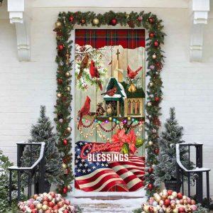 Christmas Door Cover Christmas Blessings Home Door Cover Xmas Door Covers Christmas Door Coverings 3 eywsza.jpg