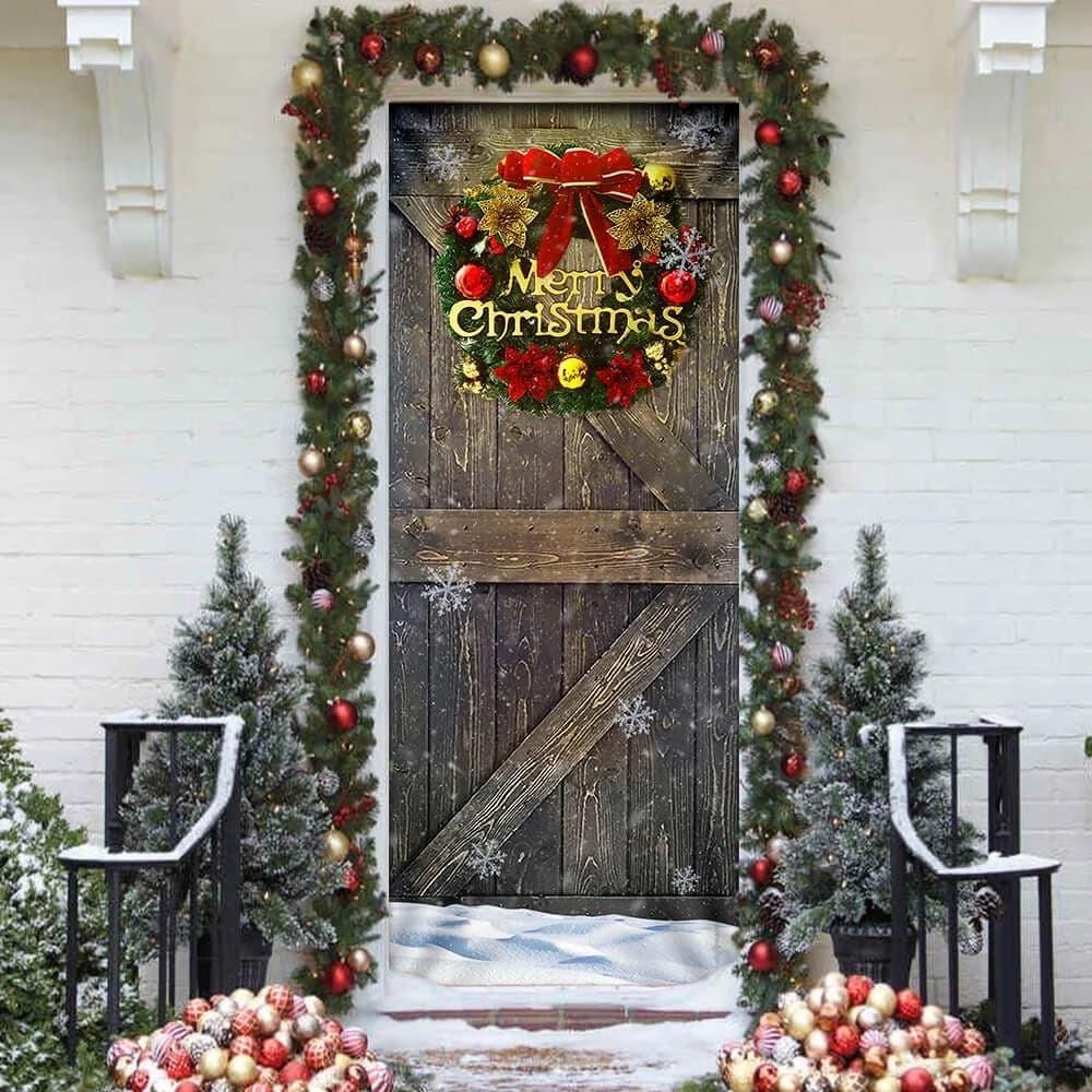 Christmas Door Cover, Christmas Door Cover Happy Decor Christmas Door Cover, Christmas Door Cover Happy Decor