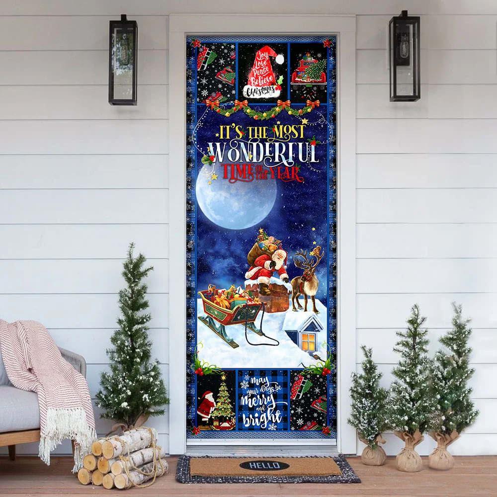 Christmas Door Cover, Christmas Door Cover It’s The Most Wonderful Time Of The Year Christmas Door Cover, Christmas Door Cover It’s The Most Wonderful Time Of The Year
