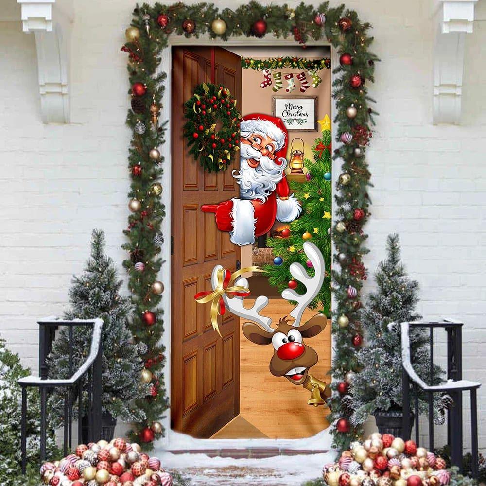 Christmas Door Cover, Christmas Is Coming Door Cover, Xmas Door Covers, Christmas Door Coverings
